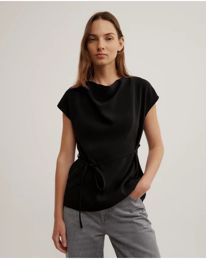 Witchery - Cowl Tie Belt Top