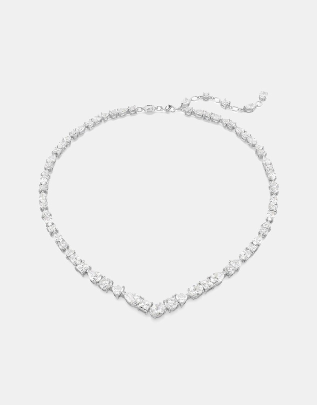 Swarovski - Mesmera set, Mixed cuts, White, Rhodium plated