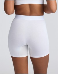 STEP ONE - Single Women's Body Shorts - White
