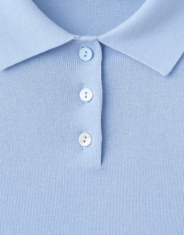 M.N.G - Polo Collar Wool Sweater