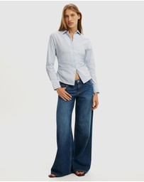 Cotton On - Peyton Gathered LS Shirt