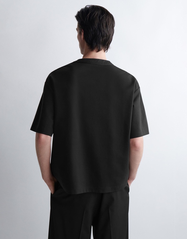 COS - Oversized Cotton-Jersey Henley