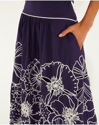 Farm Rio - Flowers Richelieu Skirt