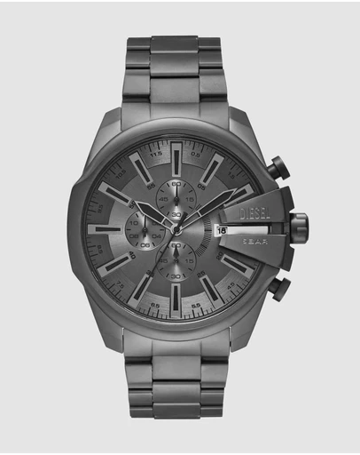Diesel - Mega Chief Slim Gray Chronograph Watch