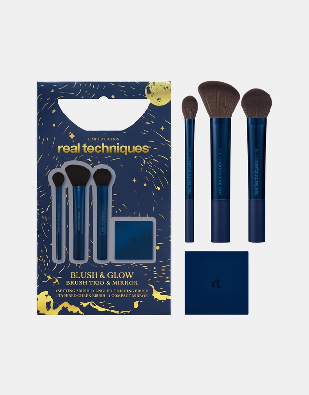 Real Techniques - STARLIGHT GIFTING - Blush & Glow Brush Trio
