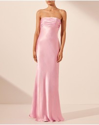 Shona Joy - La Lune Strapless Rushed Bodice Maxi Dress