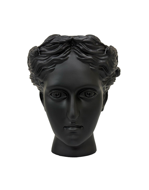 Urban Attitude - Urban Attitude Venus Head Planter - Matte Black