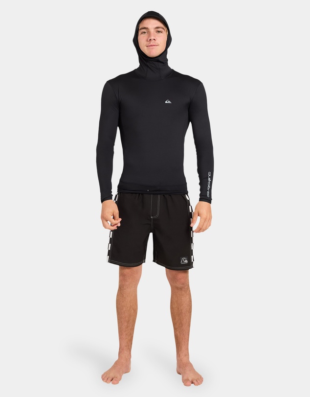 Quiksilver - Mens Highline Hooded Long Sleeve Rashguard