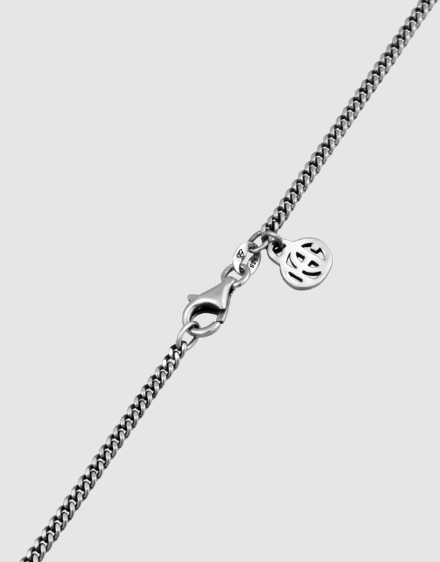 Haze & Glory - ICONIC EXCLUSIVE - Labradorite Pendant Necklace in Oxidised 925 Silver