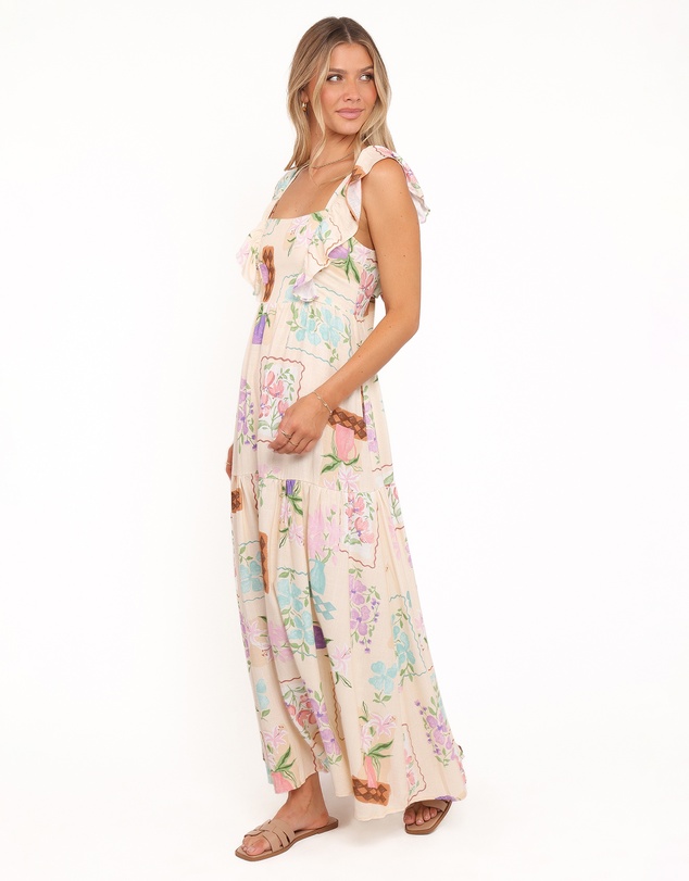 Petal & Pup - Brandi Maxi Dress - Lilac Floral