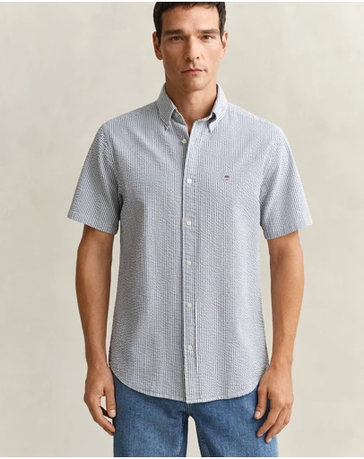 Gant - Seersucker Stripe Short Sleeve Shirt