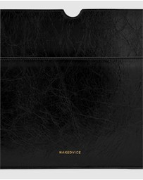 Nakedvice - The Bass Black Gold Laptop Sleeve