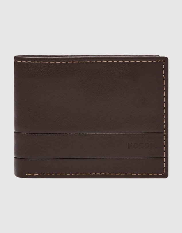 Fossil - Lufkin Dark Brown Card Case
