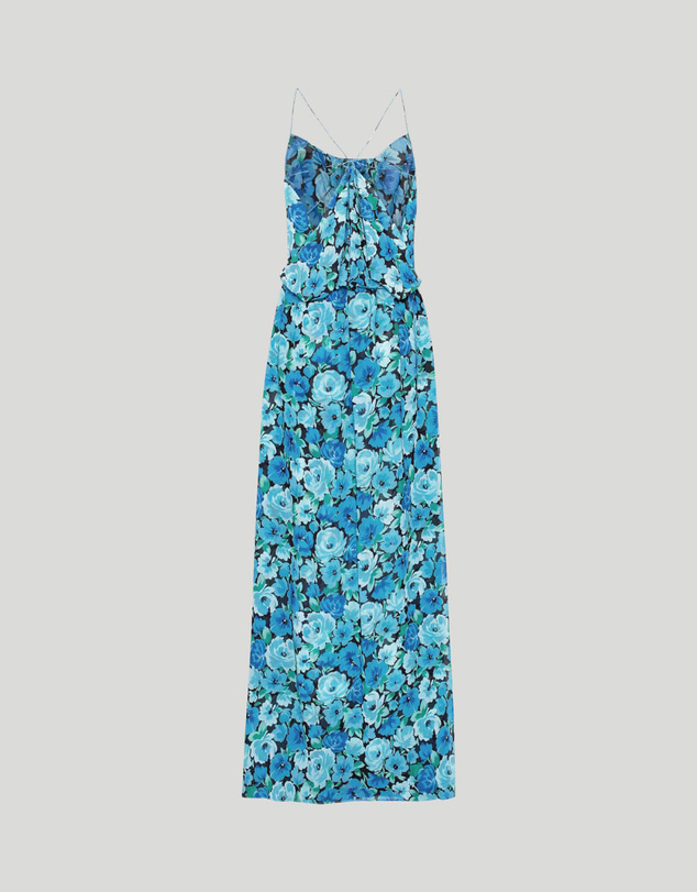 ROTATE - Chiffon Maxi Slit Dress