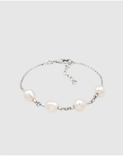 Elli Jewelry - Swarovski® Pearl Bracelet in 925 Silver