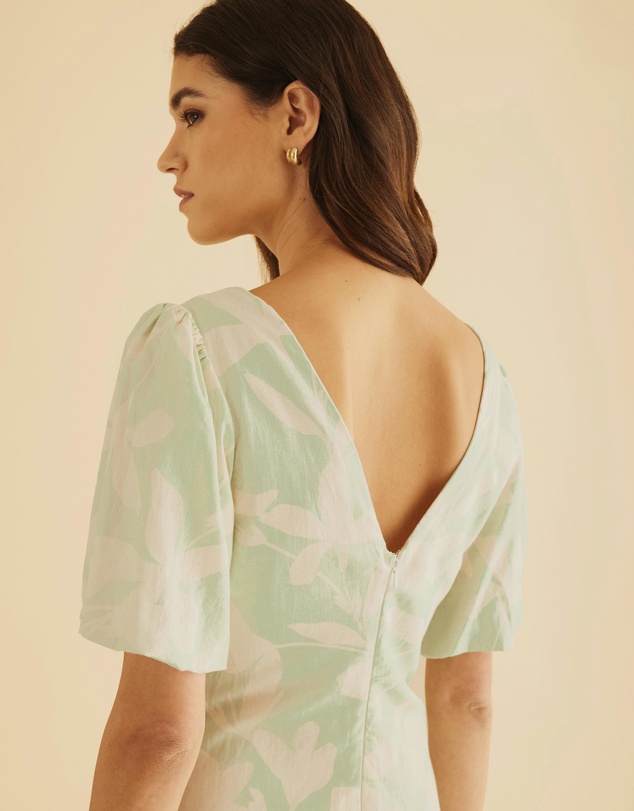 Atmos&Here - Billie Linen Blend Midi Dress