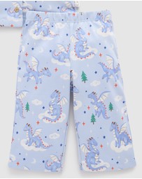 Purebaby - Thick Button Up Pyjama Set -Kids-Babies