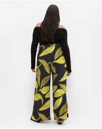 City Chic - Shania Zest Print Wide Leg Pant