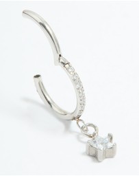 Lovisa - Surgical Steel Cubic Zirconia Micro Star Clicker Ring