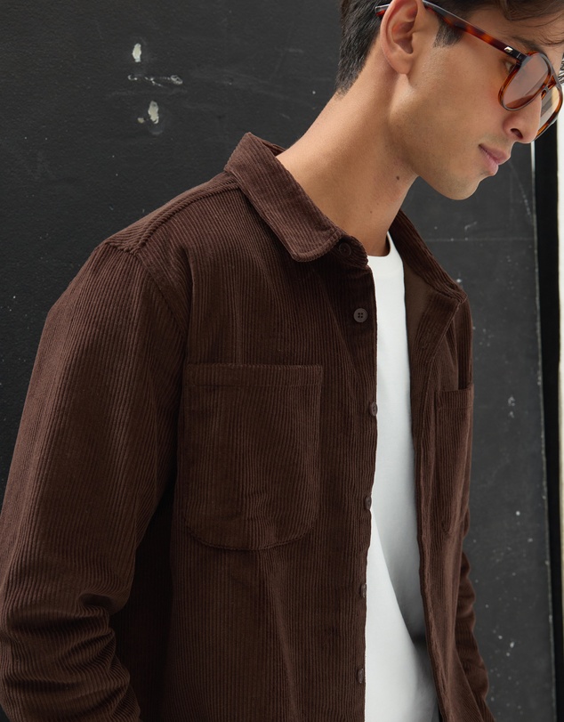 AERE - Cord Relaxed Fit Overshirt