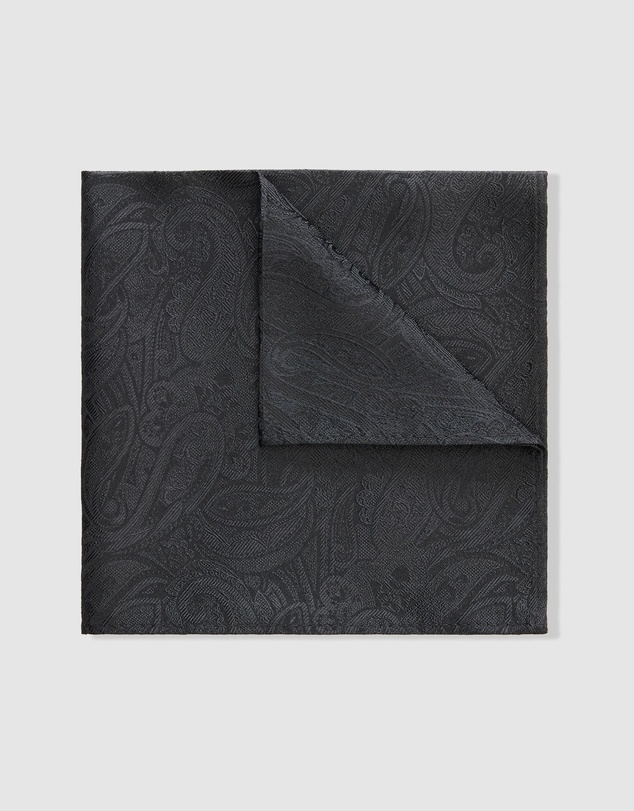 Politix - Silk Paisley Jacquard Pocket Square