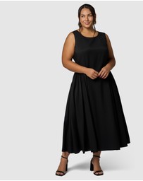 Pink Dusk by Curve Project - Electric Love Midi Dress