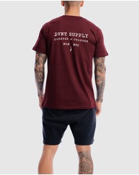 DVNT - Revolution Tee - Oxblood