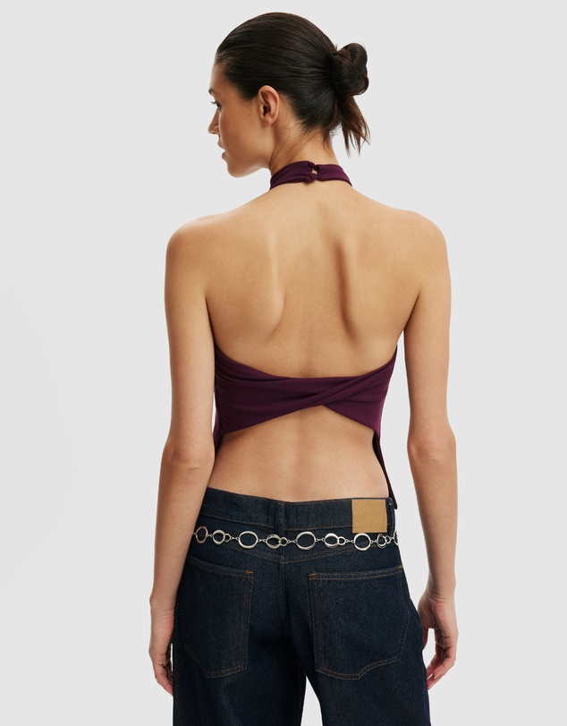Cotton On - Hold Me Halter Twist Back Top