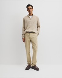 Country Road - Merino Nep Quarter Zip Knit
