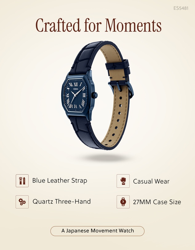 Fossil - Harlow Blue Analogue Watch