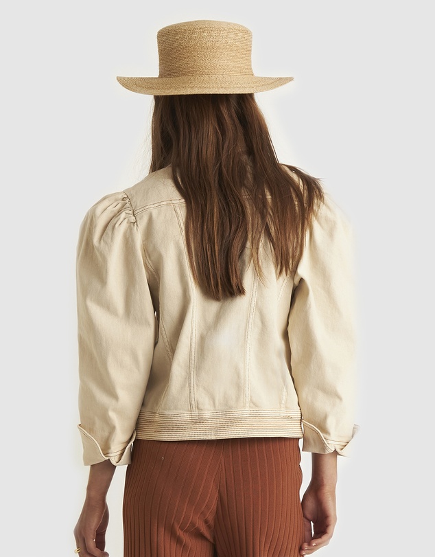 Zerafima - Holly Puff Denim Jacket