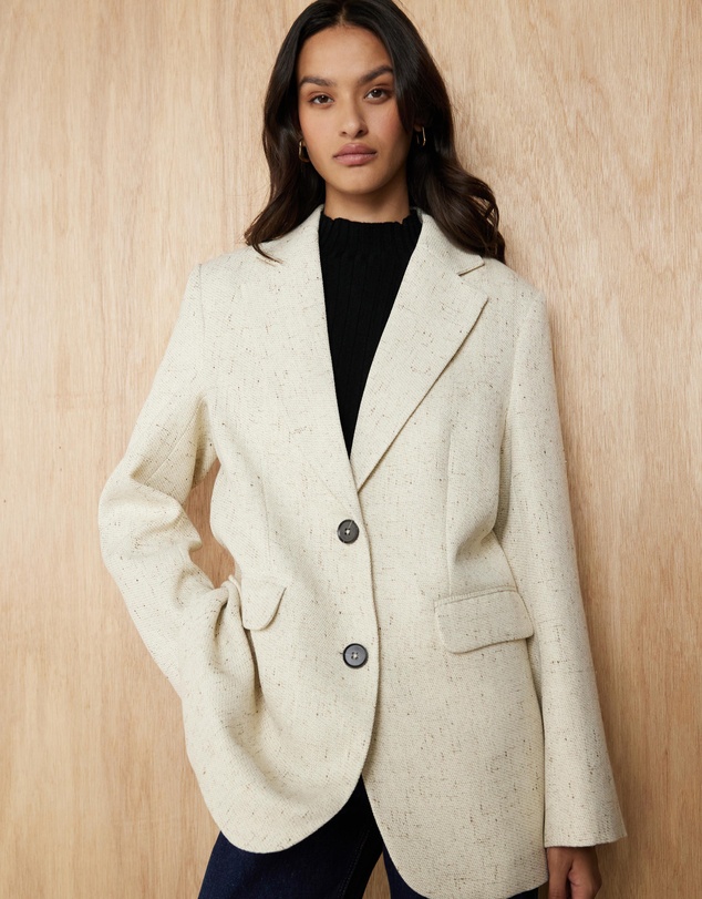 Atmos&Here - Koa Oversize Textured Blazer