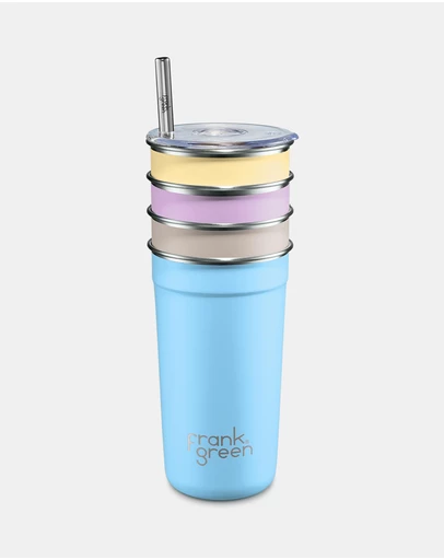 Frank Green - Assembled Summer Core 16oz Stainless Steel Reusable Party Cup 4 Pack