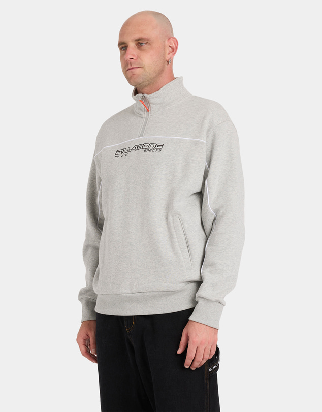 Billabong - Mens Spec 73 1/4 Zip Mock Neck Fleece Top