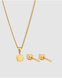 Elli Jewelry - Jewelry Set Crystal 925 Sterling Silver Gold-Plated