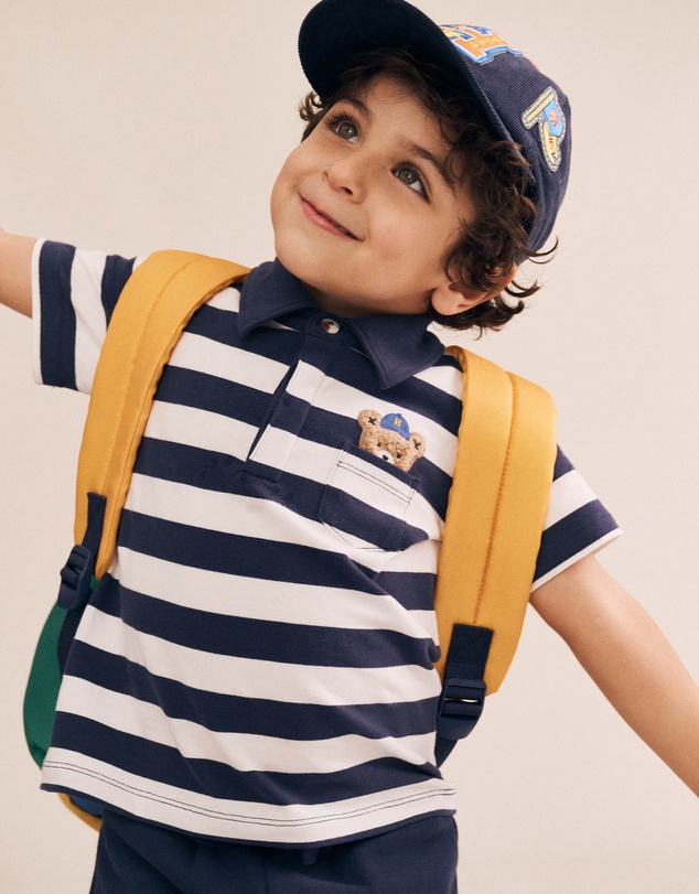 Huxbaby - Peekaboo Varsity Hux Tee - Babies-Kids