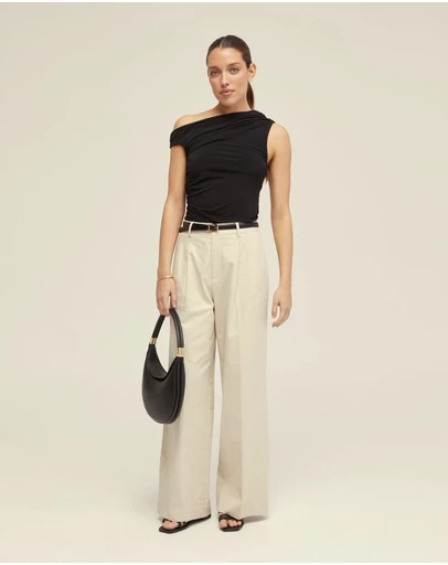 Oxford - Becca Half Lined Jersey Top