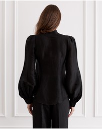 Aqua Blu Australia - Foncé Anastasia Blouse