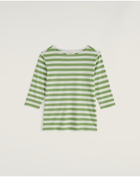 Seasalt - Seasalt Cornwall Green Sailor Top