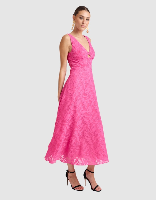 Honey and Beau - Stanley V Neck Midi Dress