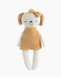 Living Textiles - Knitted Animal Toy - Paula the Puppy
