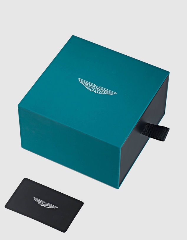 Aston Martin - GPQ Stainless Steel Black Silicone Watch