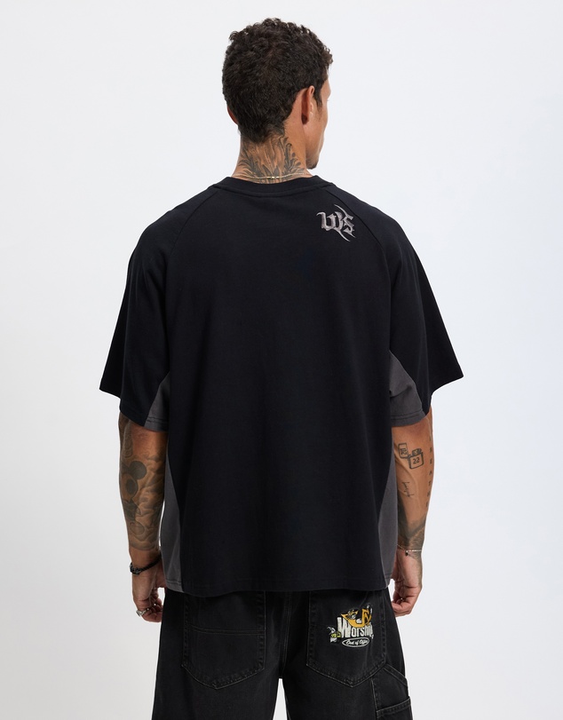 Worship - Trudge Box Fit Cropped Raglan Tee