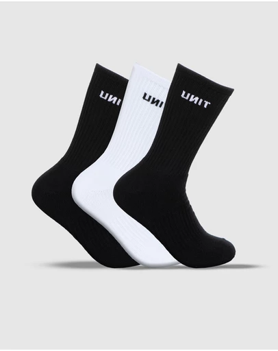 UNIT - UNIT Cotton Crew Men's Socks 3 Pack