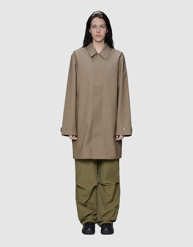 RAINS - Unisex Nara Long Jacket Beige