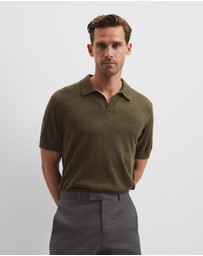 Country Road - Australian Merino Short Sleeve Trophy Knit Polo