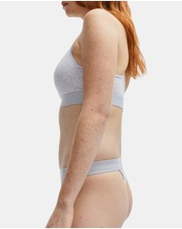 HUGO - Stretch-Cotton Logo Thong Briefs