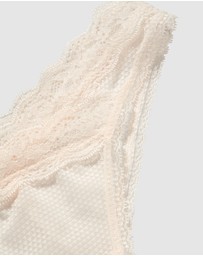 Passionata - Brooklyn Cheeky Cut Tanga Brief with Lace