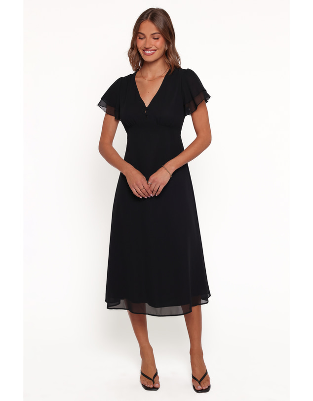 Petal & Pup - Laurina Midi Dress - Black