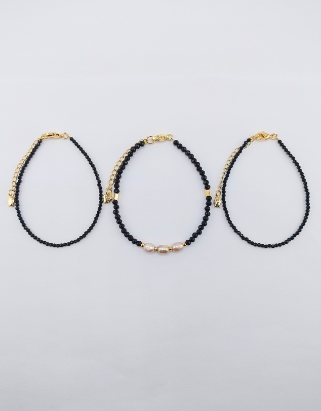 Miz Casa and Co - Crystal Beaded Bracelet Stack